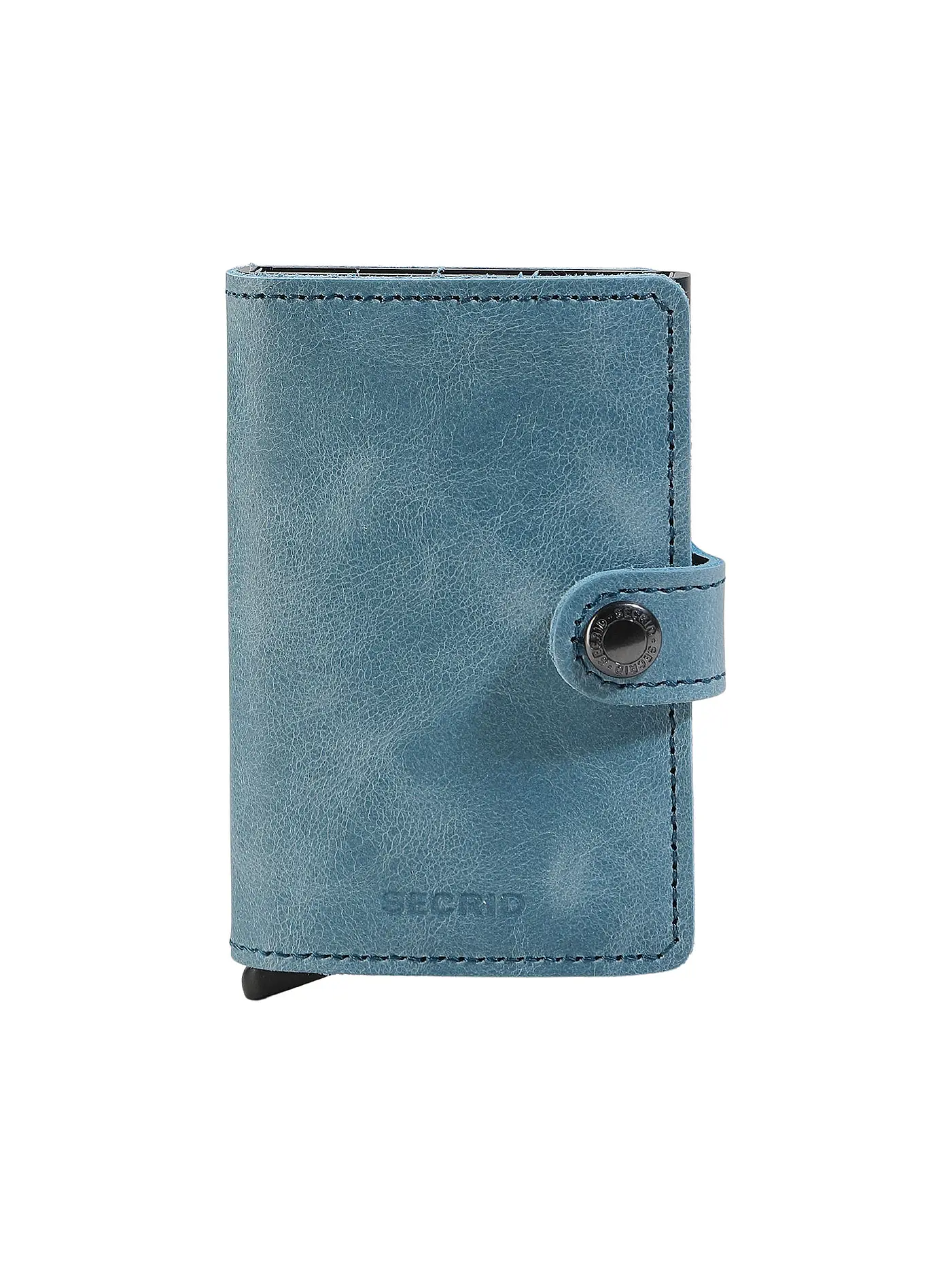 SECRID | Geldbörse - Miniwallet Vintage Mini Grey Black | blau